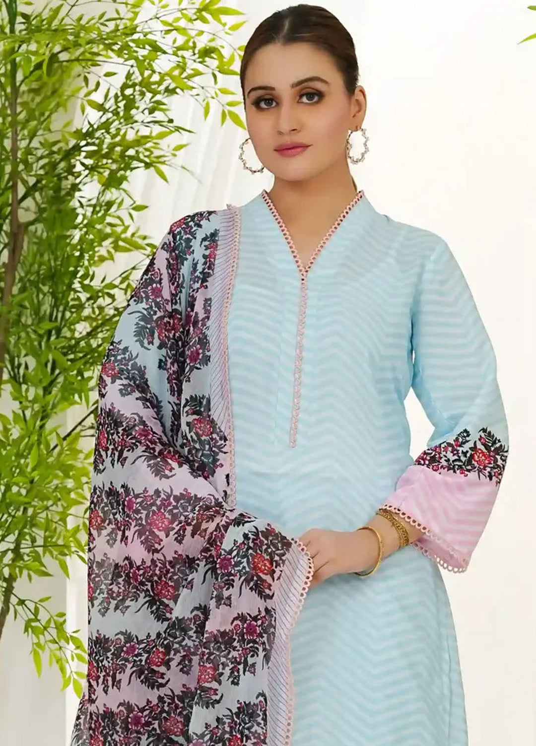 Madiha Gohar Pret Printed Swiss Lawn 3 Piece Suit Blush Whisper