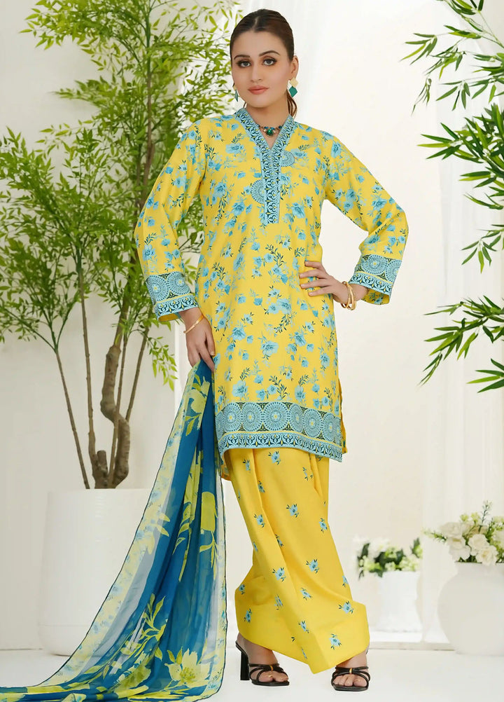 Madiha Gohar Pret Printed Swiss Lawn 3 Piece Suit Sunny Meadow