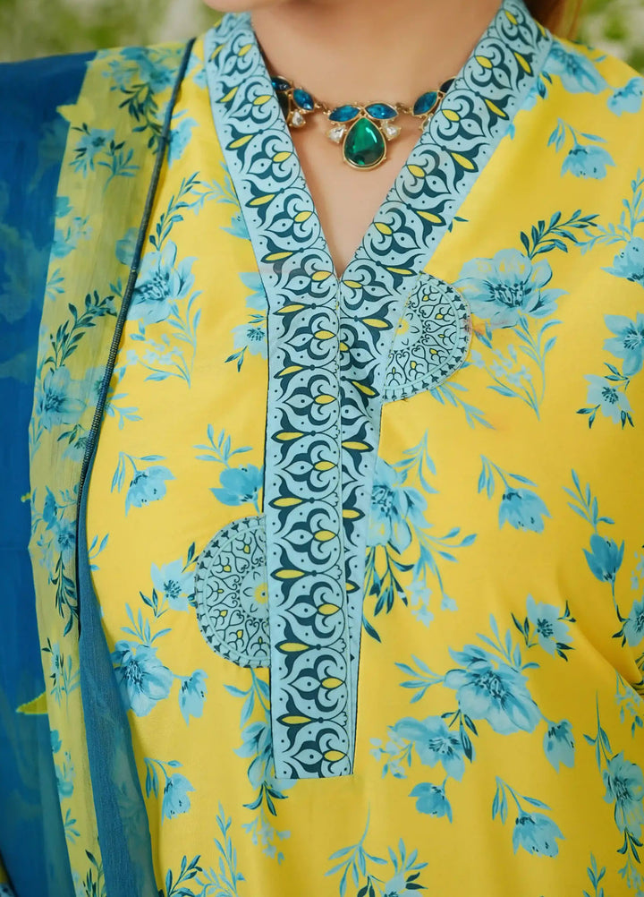 Madiha Gohar Pret Printed Swiss Lawn 3 Piece Suit Sunny Meadow