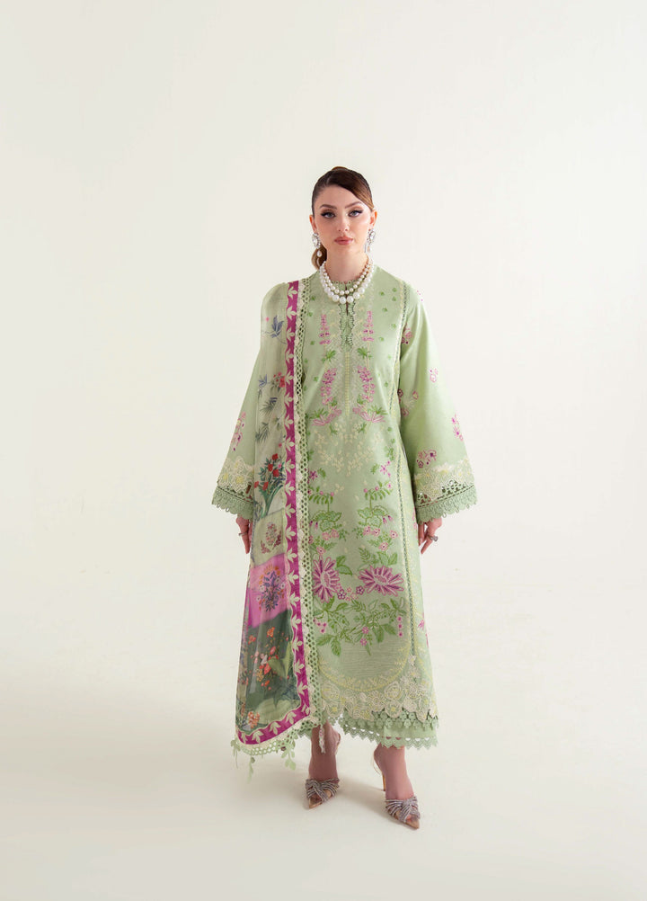 Sable Vogue Unstitched Embroidered Luxury Lawn 3 Piece Suit SV26UL SL-09-25 - Summer Collection