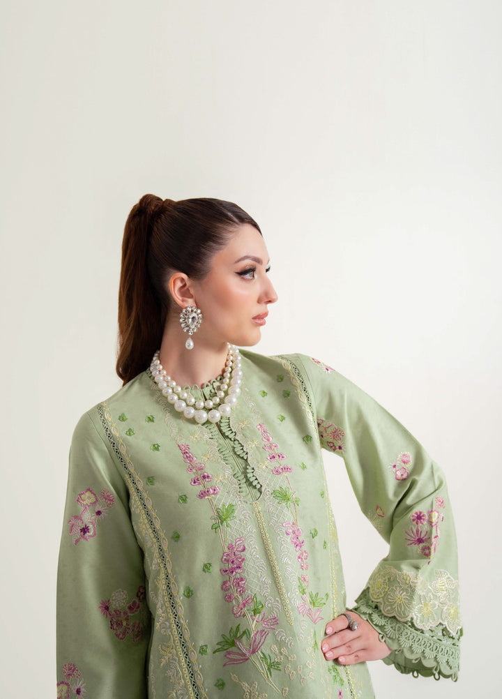 Sable Vogue Unstitched Embroidered Luxury Lawn 3 Piece Suit SV26UL SL-09-25 - Summer Collection