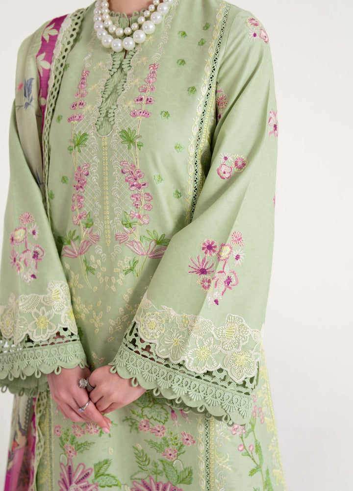 Sable Vogue Unstitched Embroidered Luxury Lawn 3 Piece Suit SV26UL SL-09-25 - Summer Collection