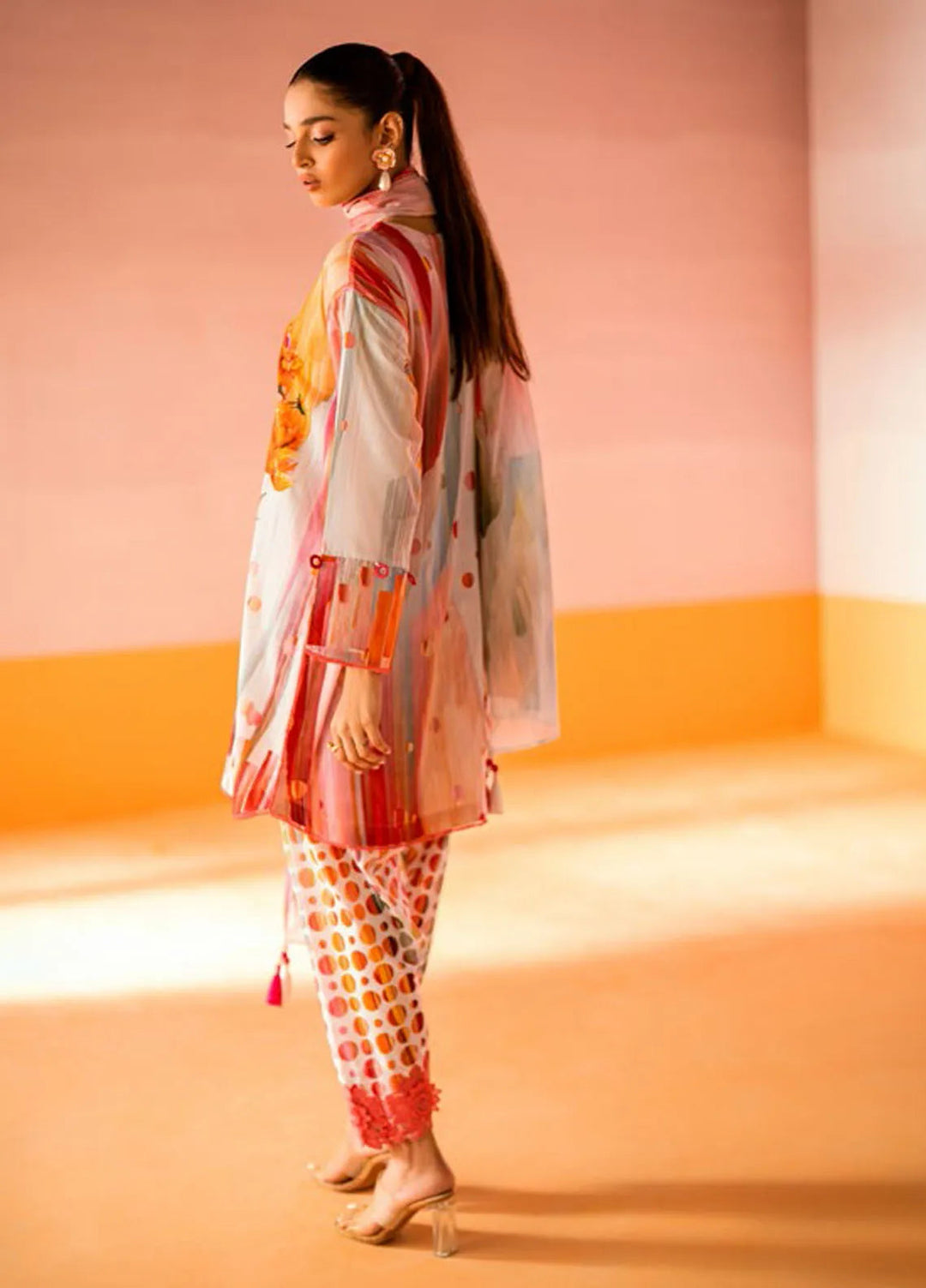 Gul Ahmed Printed Lawn Suits Unstitched 3 Piece CL62057 - Summer Collection