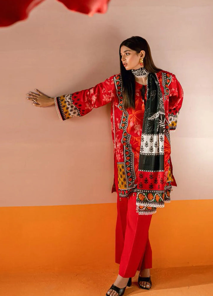 Gul Ahmed Printed Lawn Suits Unstitched 3 Piece CL62060 - Summer Collection