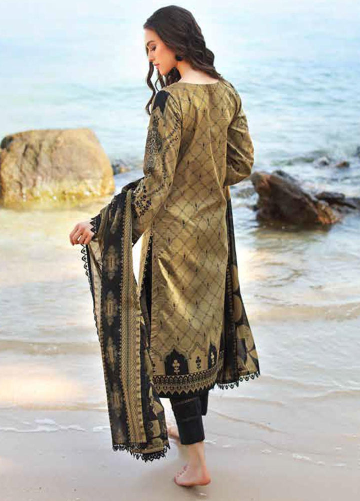 Ambrosia Black & White By Gul Ahmed Embroidered Lawn Suits Unstitched 3 Piece GA22A B-22017 - Black & White Collection