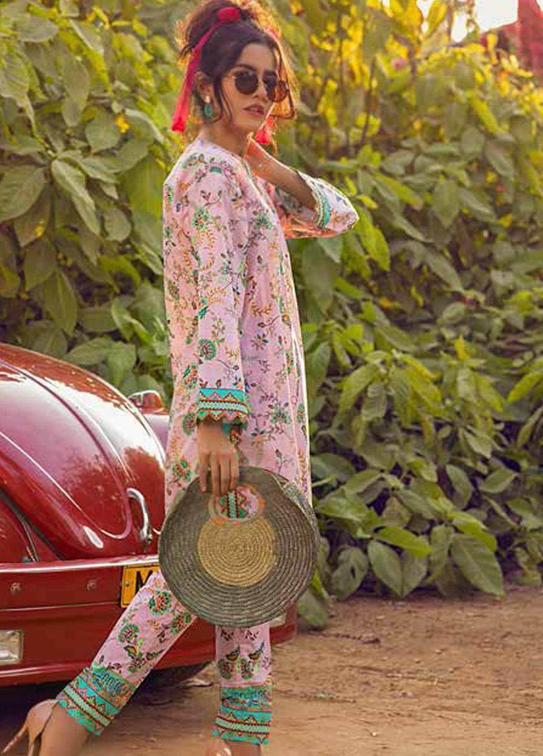 Gul Ahmed Printed Lawn  Unstitched Kurties GA21BG SL-869 - Summer Collection