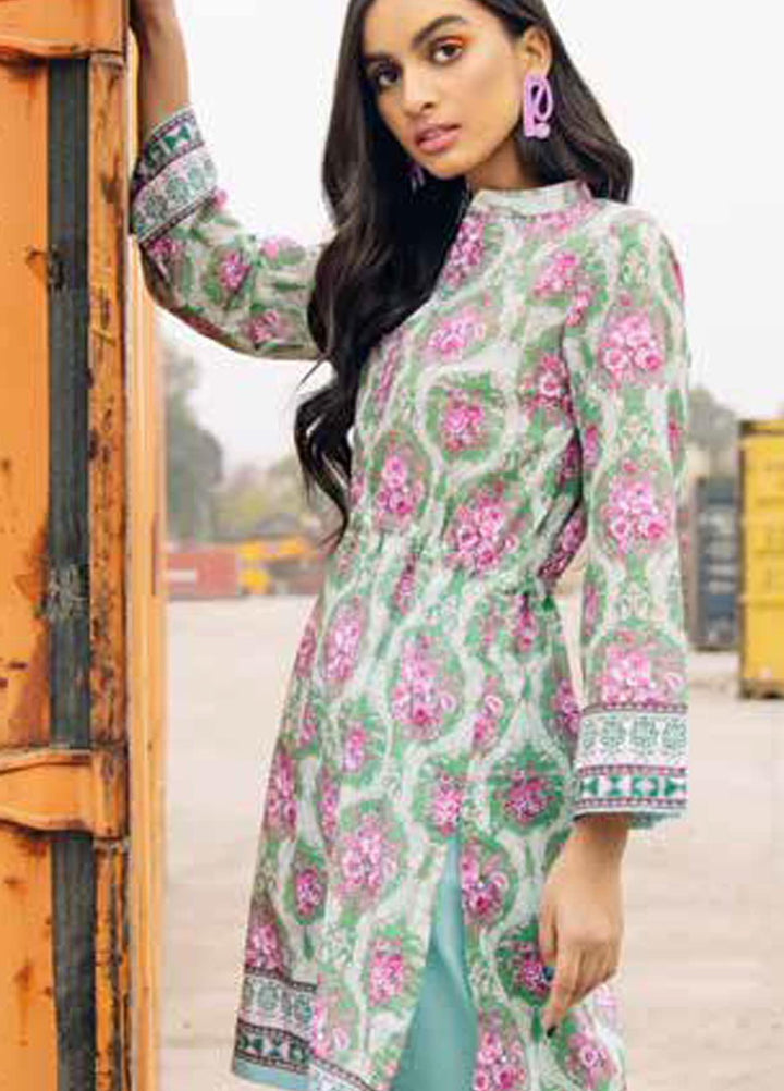 Gul Ahmed Printed Lawn  Unstitched Kurties GA21BG SL-947 A - Summer Collection