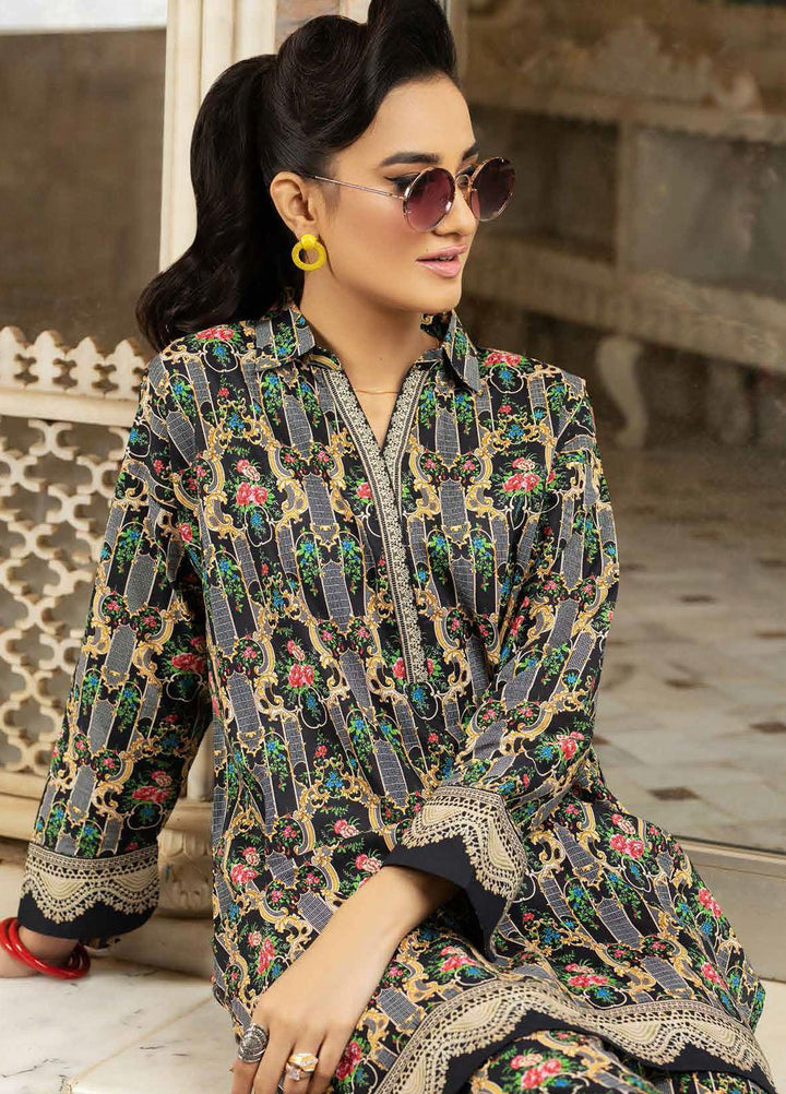 Gul Ahmed Printed Lawn  Unstitched Kurties GA22BG SL-22028 - Single Print Collection