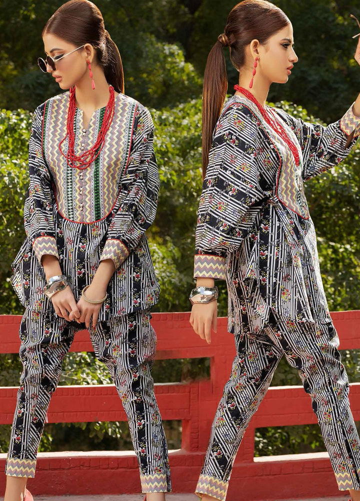 Gul Ahmed Printed Lawn  Unstitched Kurties GA22BG SL-22032 - Single Print Collection