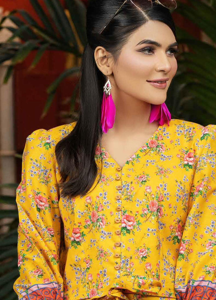 Gul Ahmed Printed Lawn  Unstitched Kurties GA22BG SL-22033 - Single Print Collection