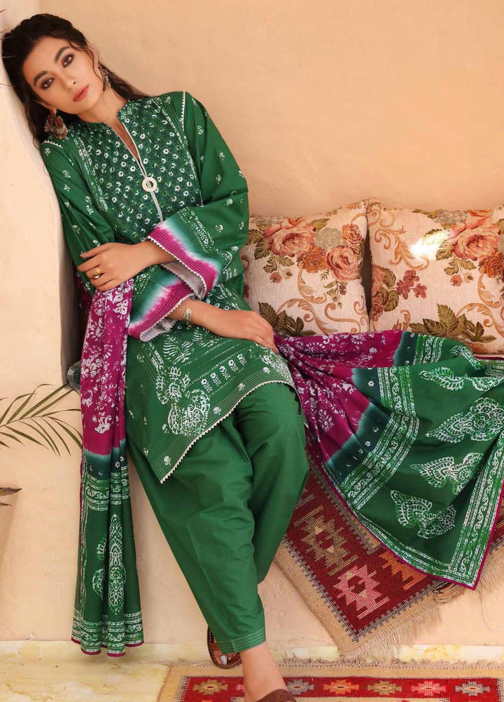 Batik By Gul Ahmed Printed Lawn Suits Unstitched 3 Piece GA21B CL-1306 - Festive Collection