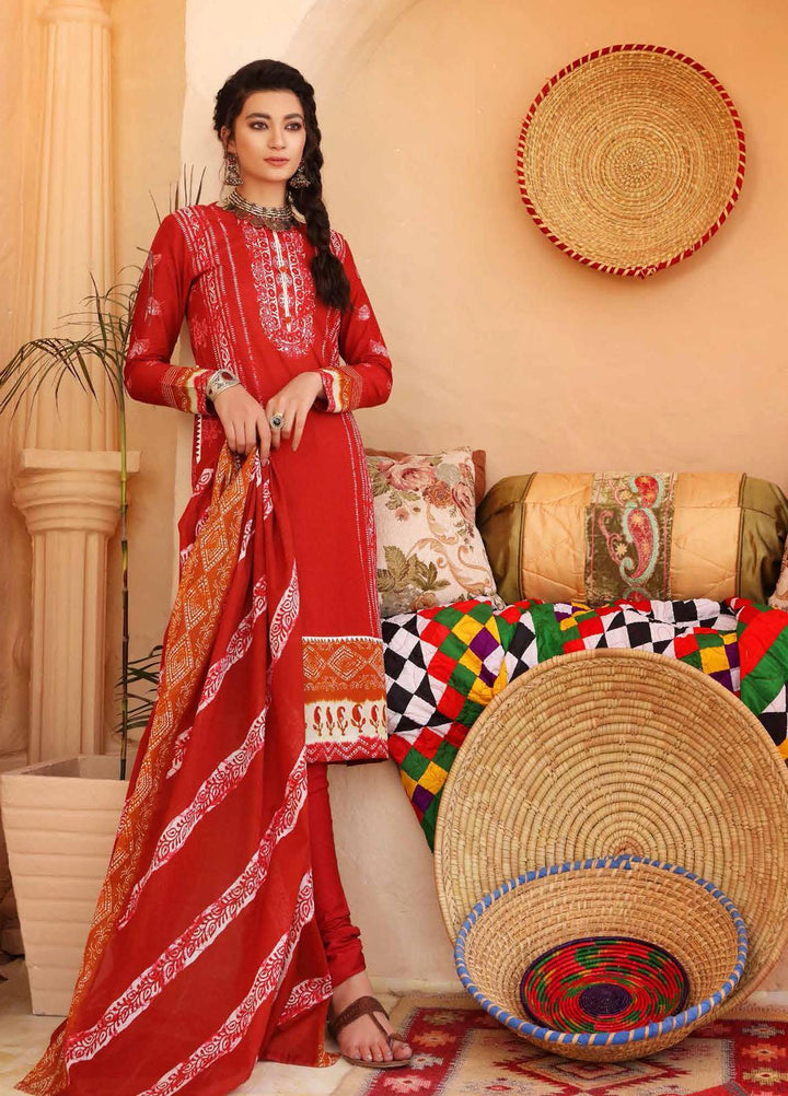 Batik By Gul Ahmed Printed Lawn Suits Unstitched 2 Piece GA21B TL-378 - Festive Collection