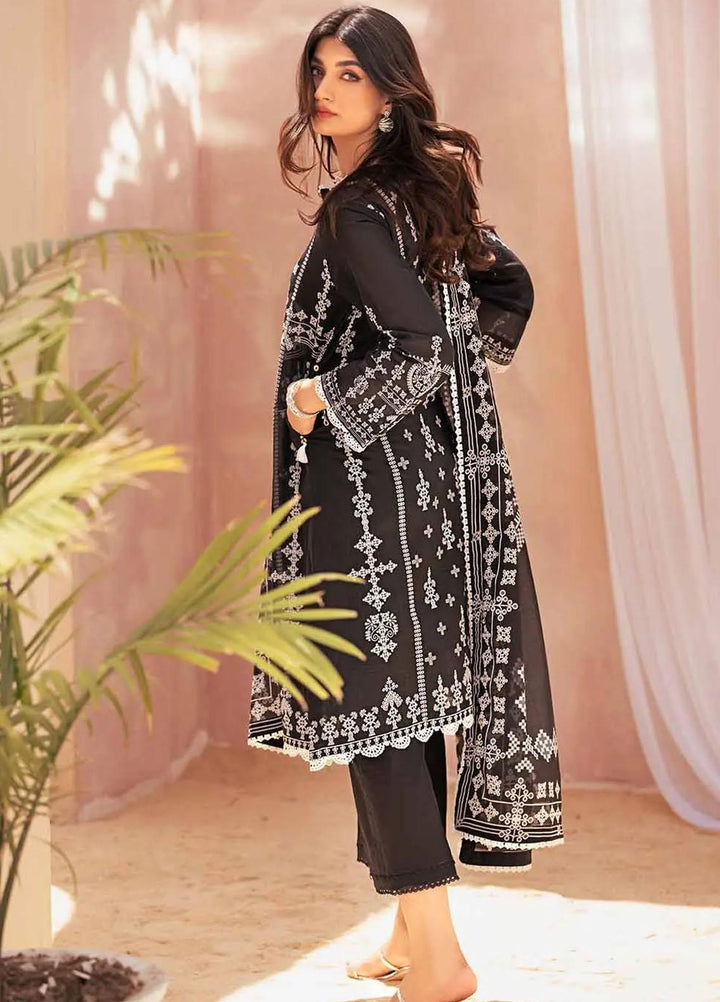 Gul Ahmed Printed Lawn Suits Unstitched 3 Piece GA23BW B-32038 - Summer Collection