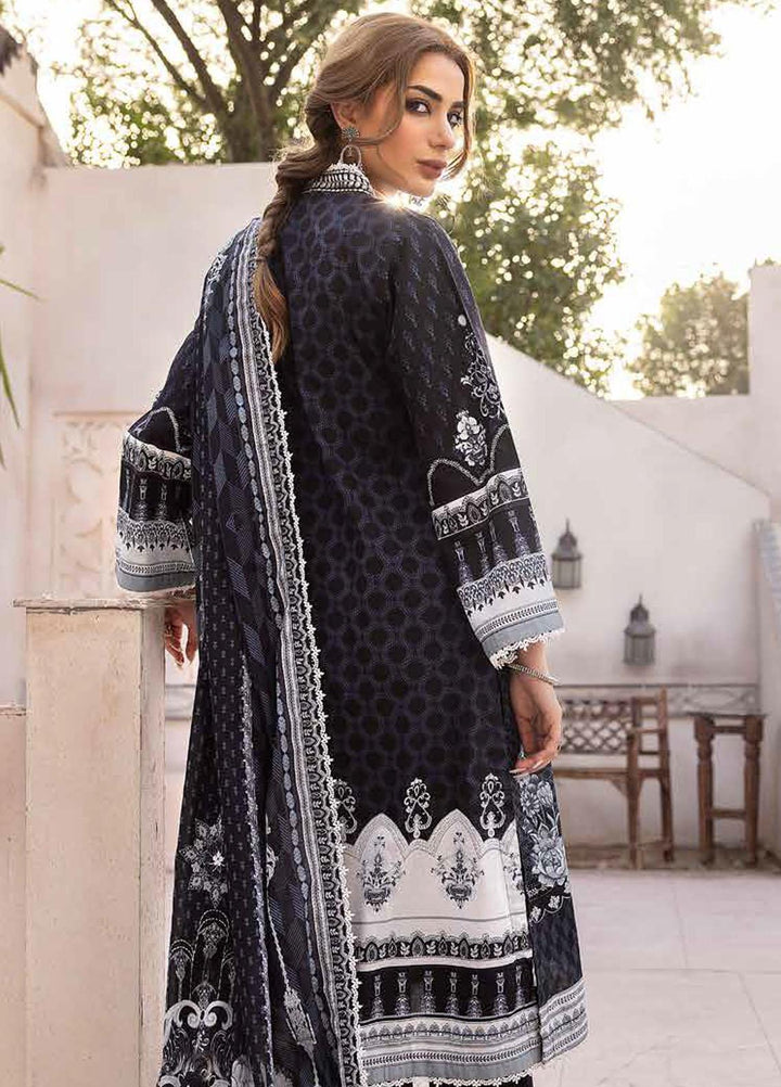 Gul Ahmed Embroidered Lawn Suits Unstitched 3 Piece GA23BW B-32024 - Summer Collection