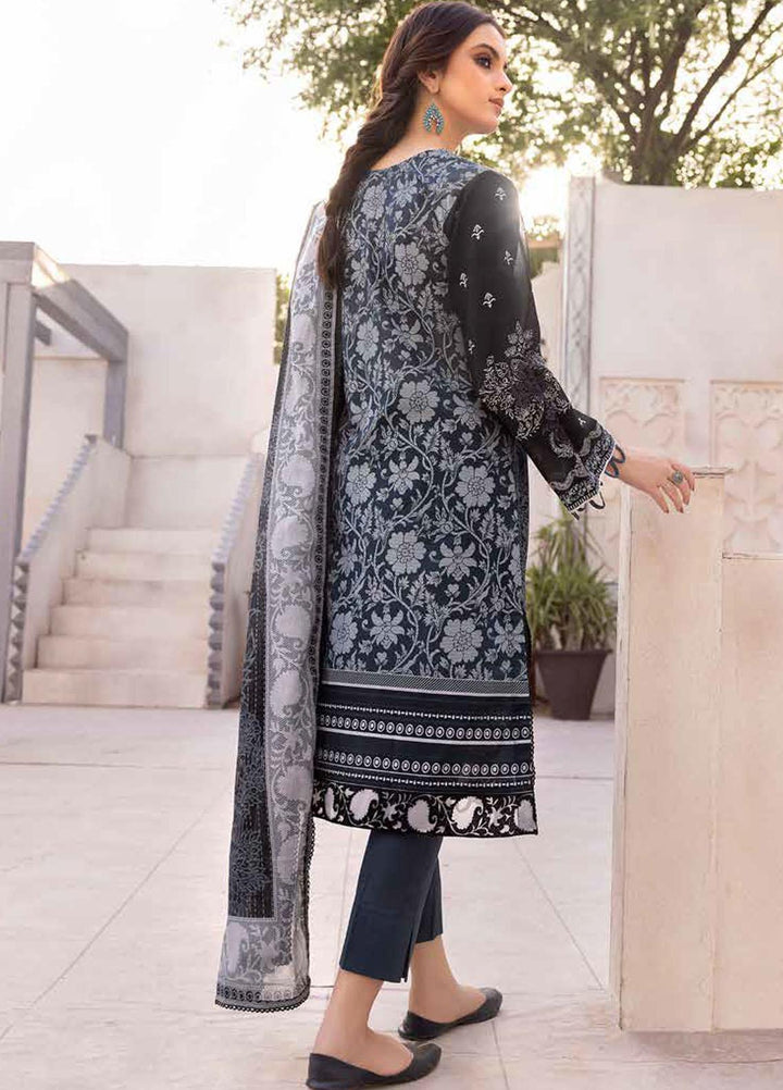Gul Ahmed Embroidered Lawn Suits Unstitched 3 Piece GA23BW DN-32104 - Summer Collection