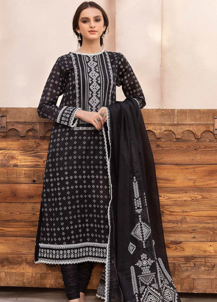 Gul Ahmed Embroidered Lawn Suits Unstitched 3 Piece GA23BW B-32033 - Summer Collection