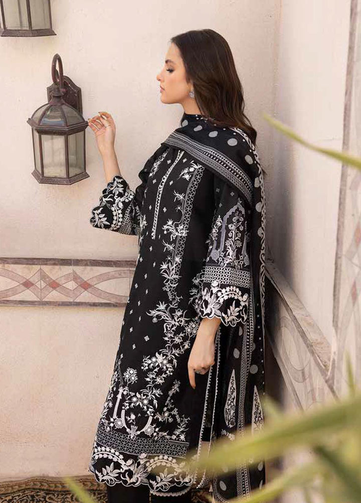 Gul Ahmed Embroidered Lawn Suits Unstitched 3 Piece GA23BW B-32036 - Summer Collection