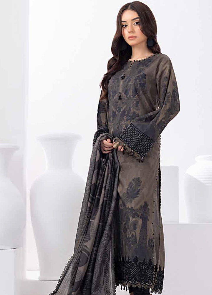 Gul Ahmed Embroidered Lawn Suits Unstitched 3 Piece GA23BW PC-32002 - Summer Collection