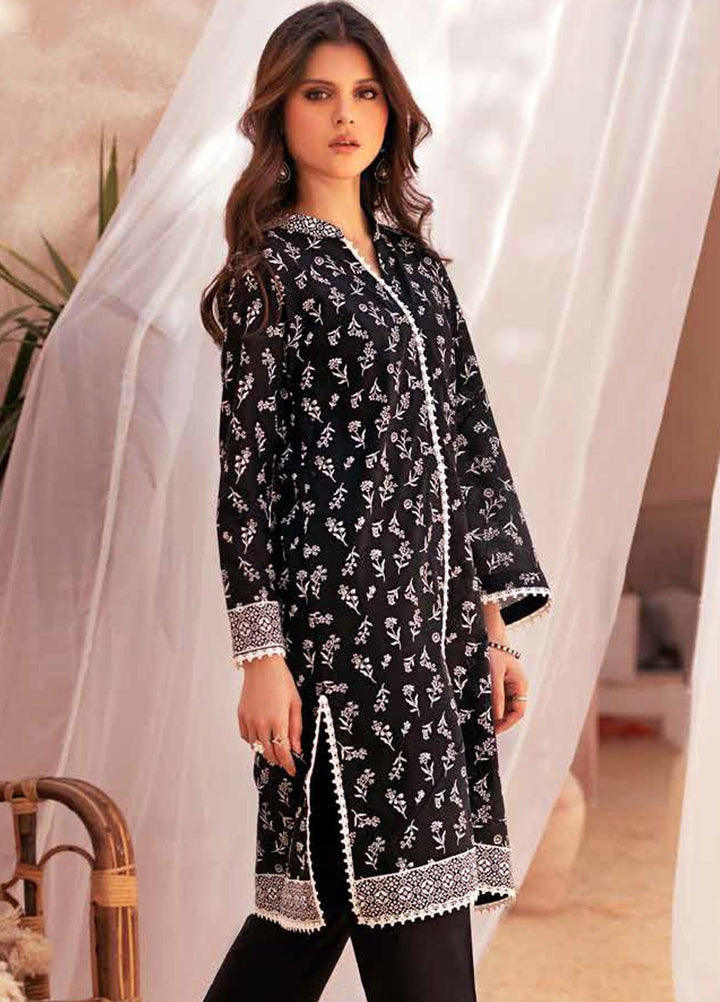 Gul Ahmed Printed Lawn Suits Unstitched 2 Piece GA23BW BT-32007 - Summer Collection