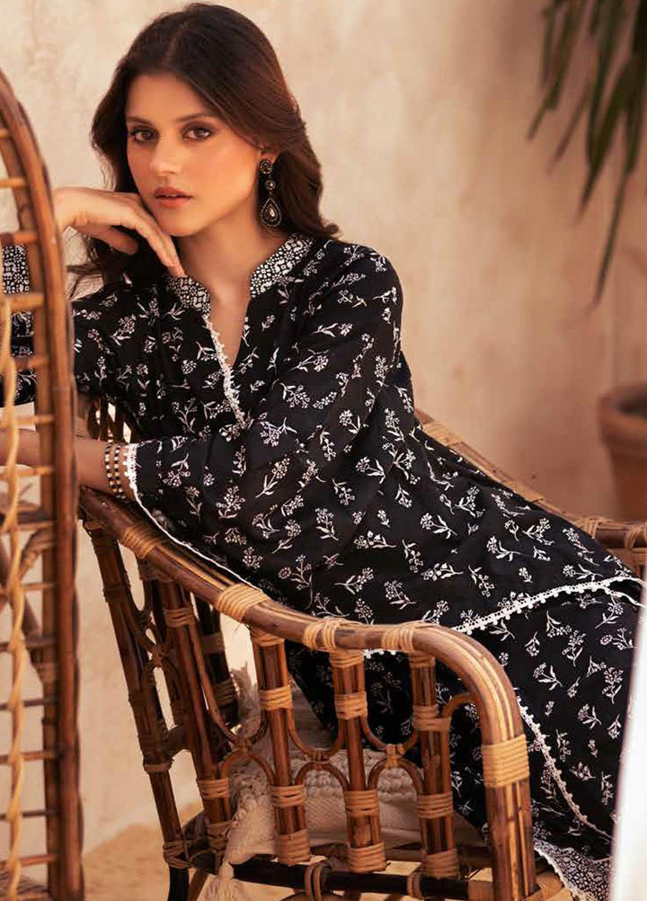 Gul Ahmed Printed Lawn Suits Unstitched 2 Piece GA23BW BT-32007 - Summer Collection