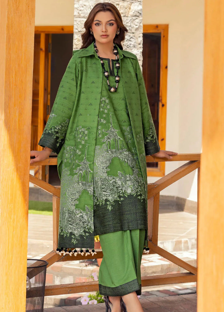Gul Ahmed Casual Jacquard Suits Unstitched 2 Piece GA24UW JT-42020 - Winter Collection