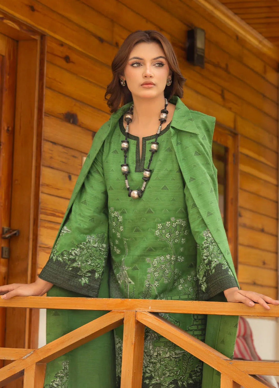 Gul Ahmed Casual Jacquard Suits Unstitched 2 Piece GA24UW JT-42020 - Winter Collection