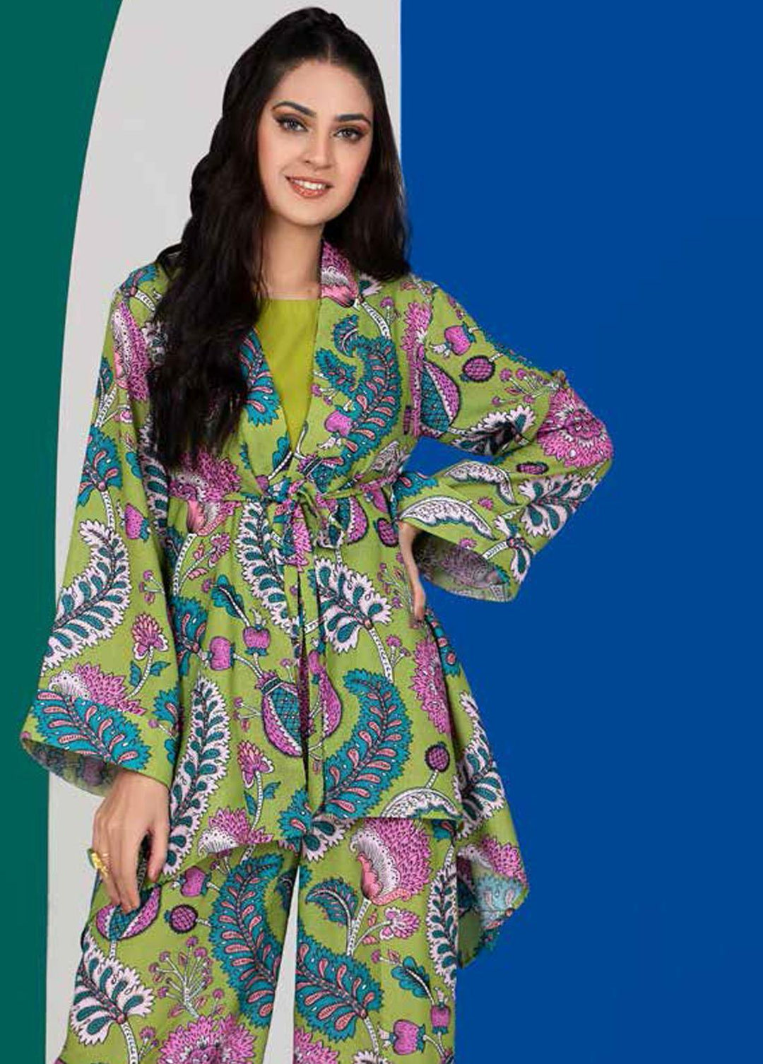 Charcoal By Gul Ahmed Printed Karandi Suits Unstitched 2 Piece GA22C WT-22002 - Winter Collection