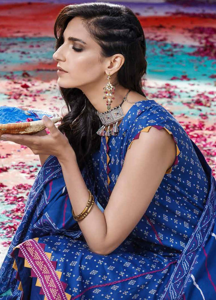 Chunri By Gul Ahmed Printed Lawn Suits Unstitched 3 Piece GA21C CL1201A - Summer Collection