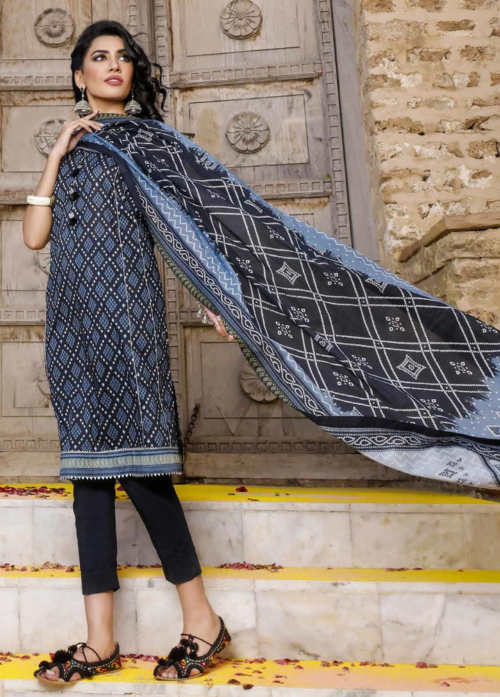 Chunri By Gul Ahmed Printed Lawn Suits Unstitched 3 Piece GA21C CL1202B - Summer Collection