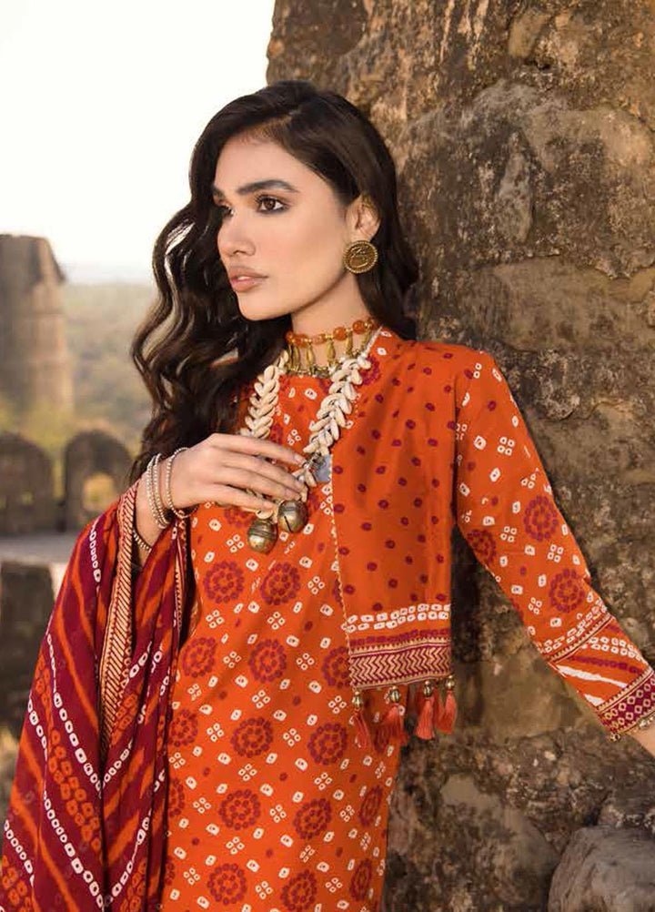 Gul Ahmed Printed Lawn Suits Unstitched 3 Piece GA22CHL CL-22036 A - Summer Lawn Collection