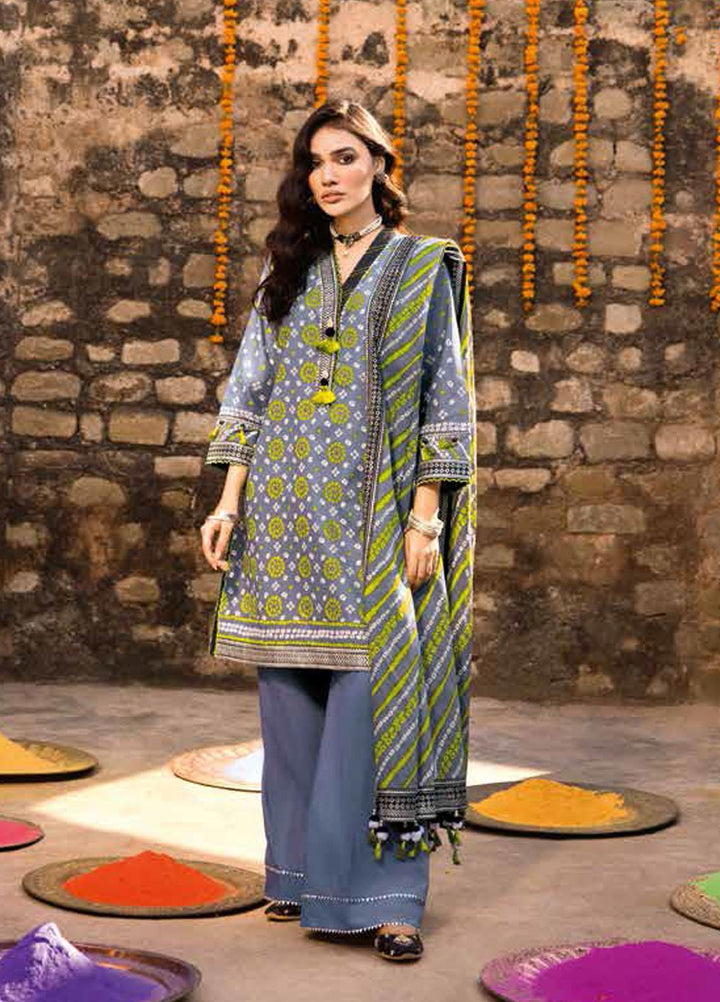 Gul Ahmed Printed Lawn Suits Unstitched 3 Piece GA22CHL CL-22036 B - Summer Lawn Collection
