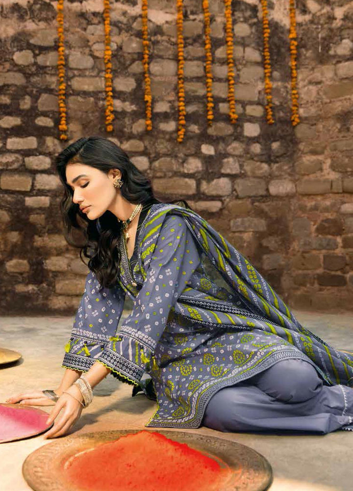 Gul Ahmed Printed Lawn Suits Unstitched 3 Piece GA22CHL CL-22036 B - Summer Lawn Collection