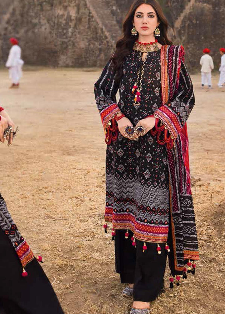 Gul Ahmed Printed Lawn Suits Unstitched 3 Piece GA22CHL CL-22037 A - Summer Lawn Collection