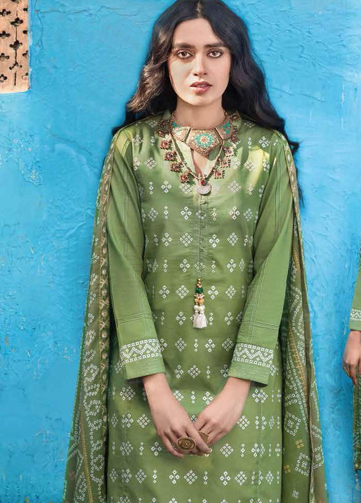 Gul Ahmed Embroidered Lawn Suits Unstitched 3 Piece GA22CHL CL-22052 - Summer Lawn Collection