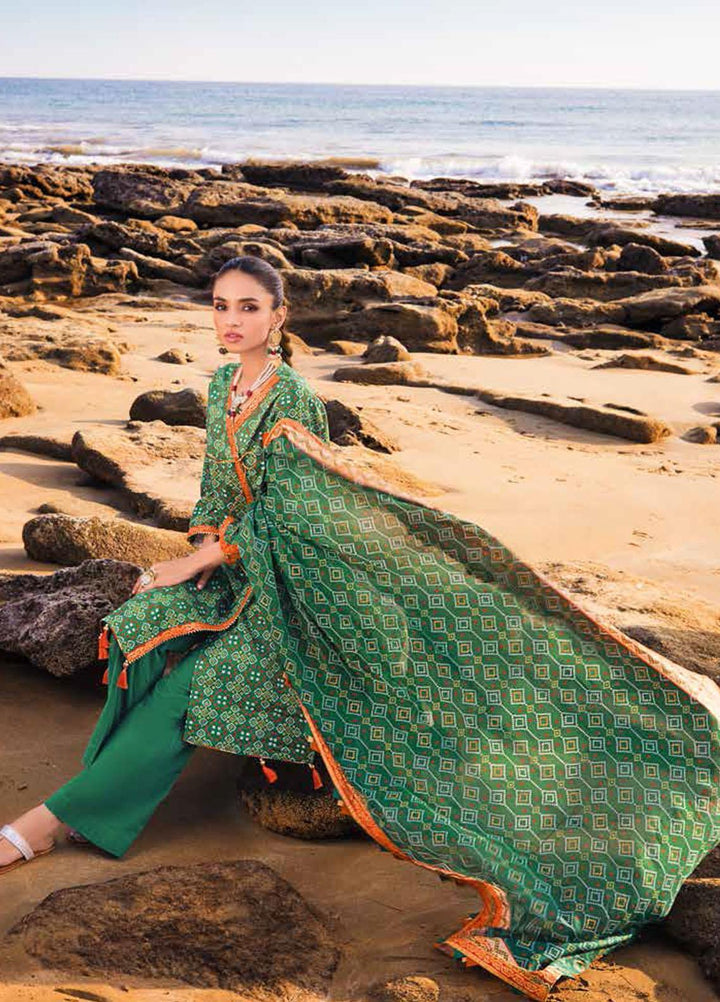 Gul Ahmed Printed Lawn Suits Unstitched 3 Piece GA22CHL CL-22054 B - Summer Lawn Collection