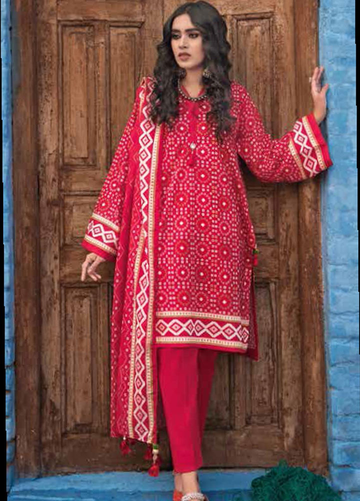 Gul Ahmed Printed Lawn Suits Unstitched 3 Piece GA22CHL CL-22055 A - Summer Lawn Collection