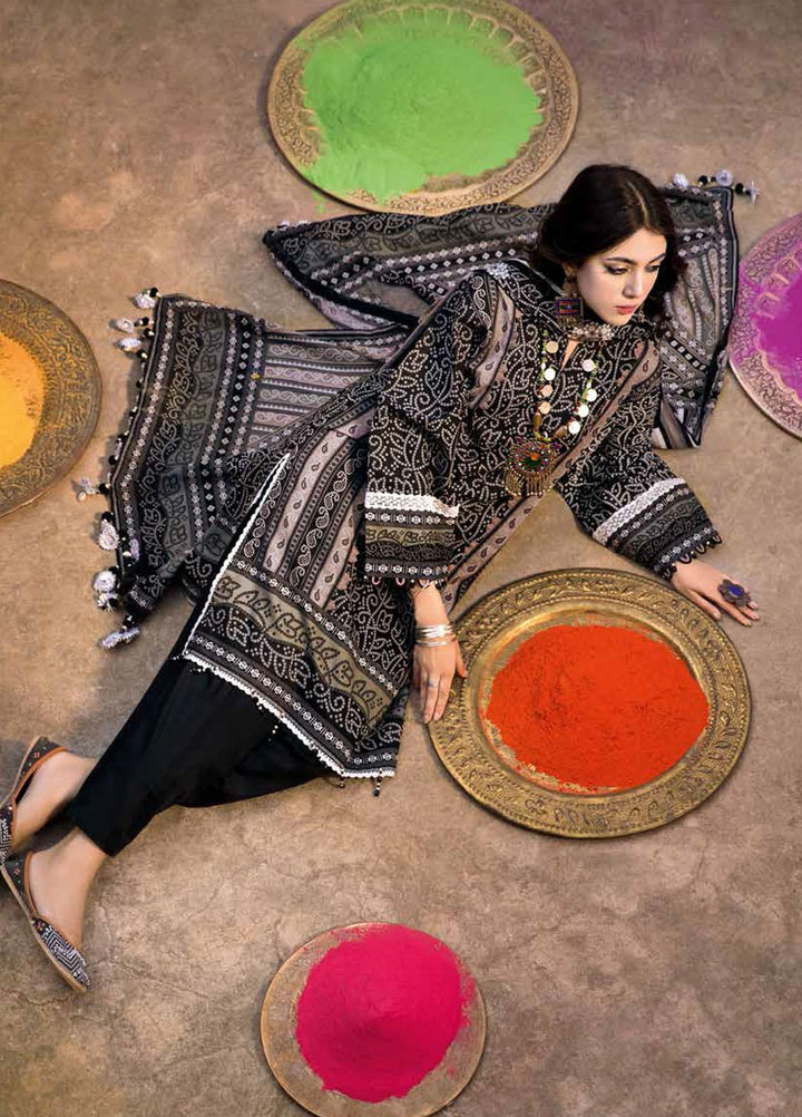 Gul Ahmed Printed Lawn Suits Unstitched 3 Piece GA22CHL CL-22104 A - Summer Lawn Collection