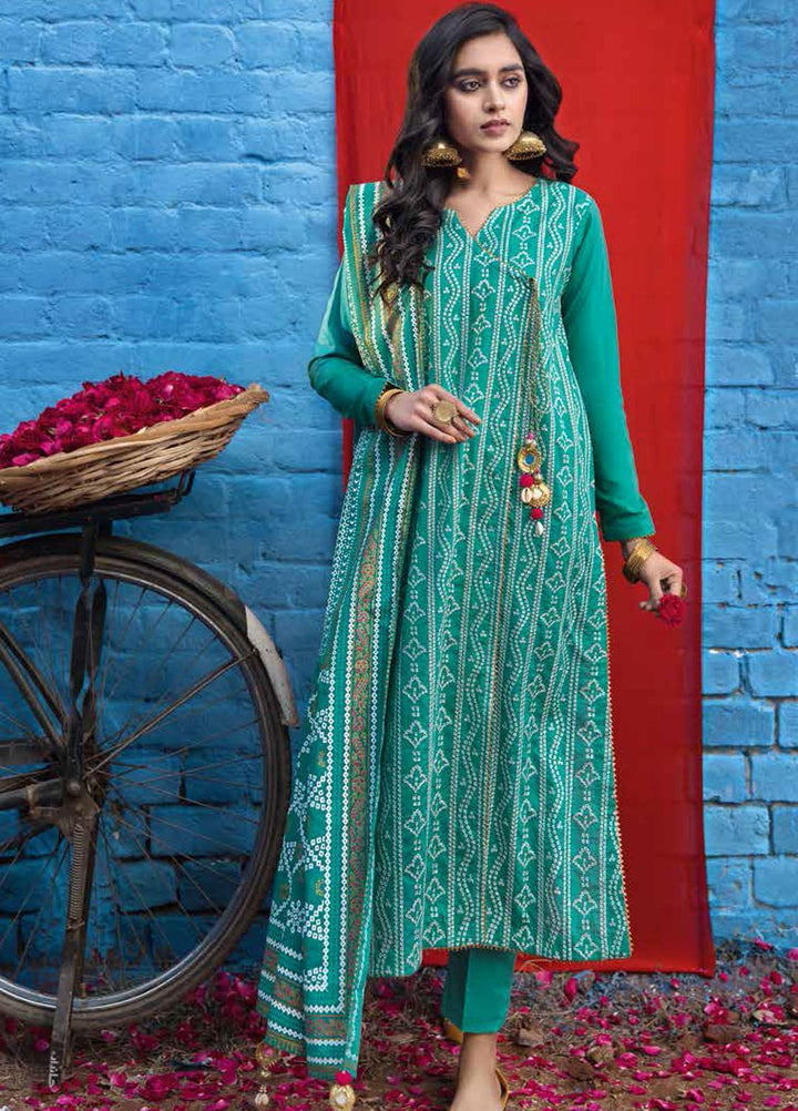 Gul Ahmed Embroidered Lawn Suits Unstitched 3 Piece GA22CHL CL-22116 - Summer Lawn Collection
