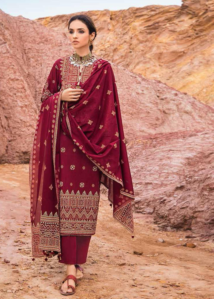 Gul Ahmed Printed Lawn Suits Unstitched 3 Piece GA22CHL CL-22135 B - Summer Lawn Collection