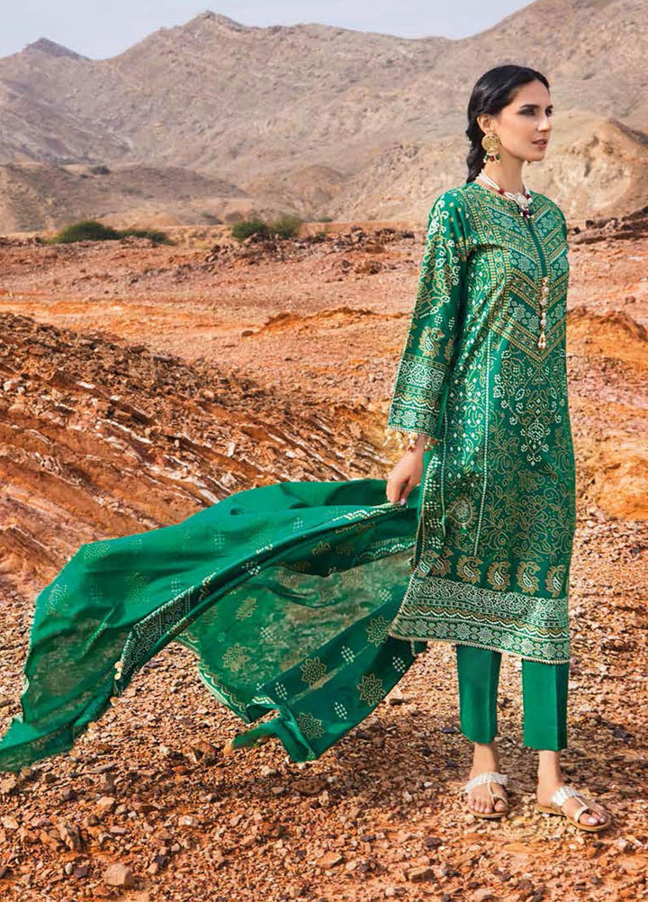 Gul Ahmed Printed Lawn Suits Unstitched 3 Piece GA22CHL CL-22136 A - Summer Lawn Collection