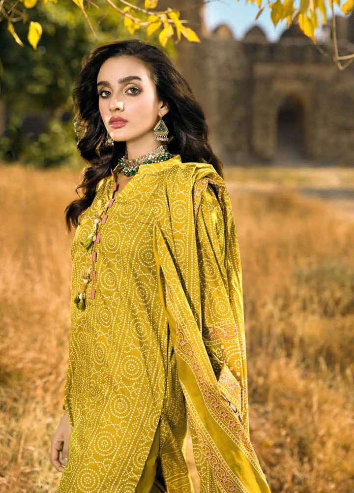 Gul Ahmed Printed Lawn Suits Unstitched 3 Piece GA22CHL CL-22137 A - Summer Lawn Collection