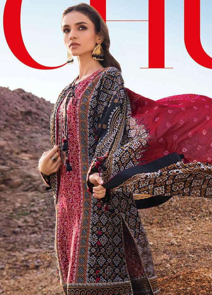 Gul Ahmed Printed Lawn Suits Unstitched 3 Piece GA22CHL CL-22215 A - Summer Lawn Collection