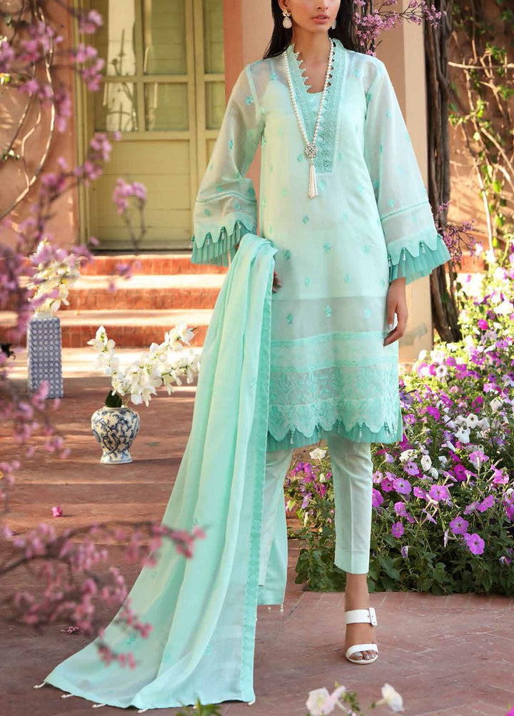Festive Issue By Gul Ahmed Embroidered Lawn Suits Unstitched 3 Piece GA21EA 12003 - Festive Collection
