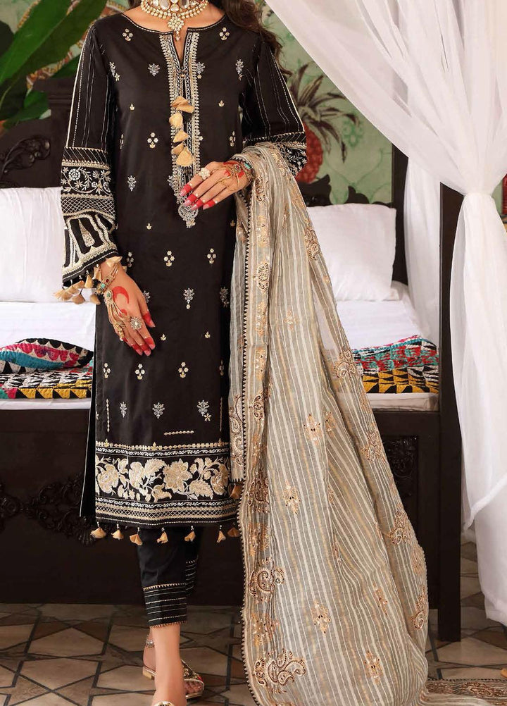Festive Issue By Gul Ahmed Embroidered Lawn Suits Unstitched 3 Piece GA21EA 12022 - Festive Collection