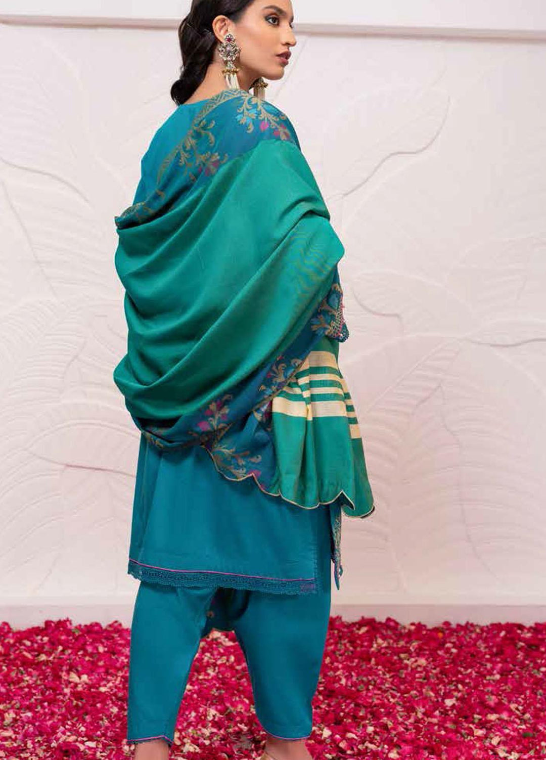 Festive Issue By Gul Ahmed Embroidered Lawn Suits Unstitched 3 Piece GA21EA 12040 - Festive Collection