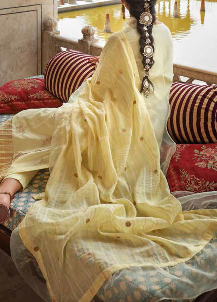 Festive Issue By Gul Ahmed Embroidered Lawn Suits Unstitched 3 Piece GA21EA 12045 - Festive Collection