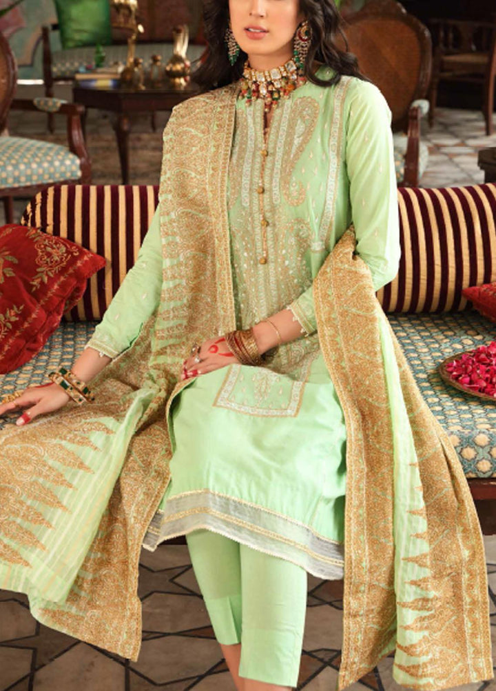 Festive Issue By Gul Ahmed Embroidered Lawn Suits Unstitched 3 Piece GA21EA 12126 - Festive Collection