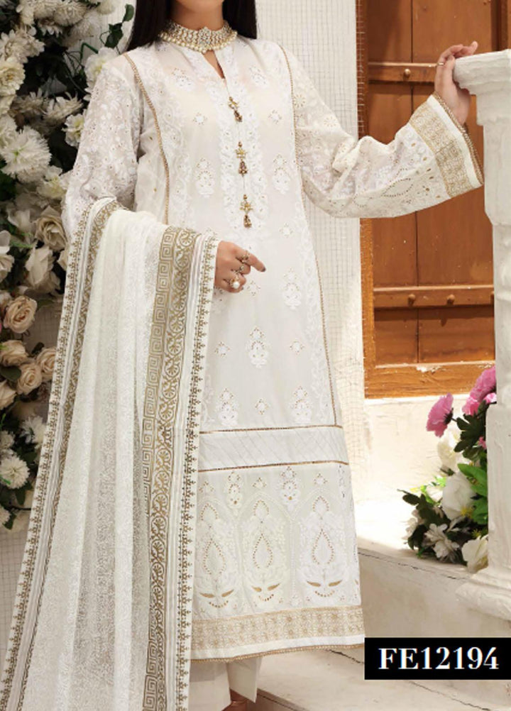 Festive Issue By Gul Ahmed Embroidered Lawn Suits Unstitched 3 Piece GA21EA 12194 - Festive Collection