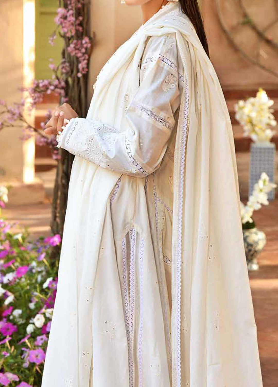 Festive Issue By Gul Ahmed Embroidered Lawn Suits Unstitched 3 Piece GA21EA 12224 - Festive Collection