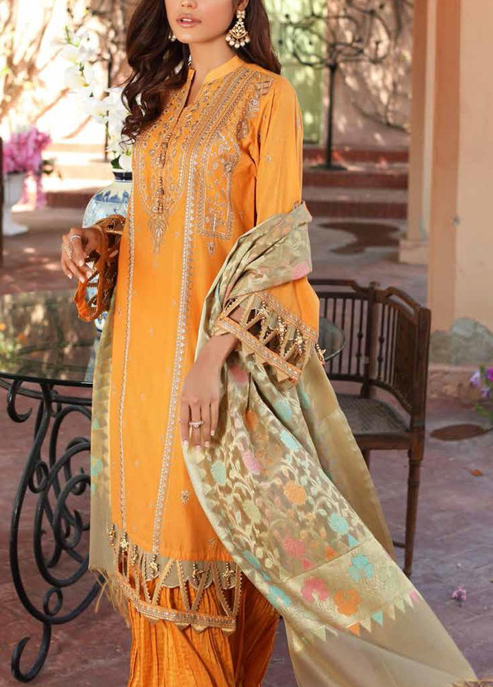 Festive Issue By Gul Ahmed Embroidered Lawn Suits Unstitched 3 Piece GA21EA 12233 - Festive Collection
